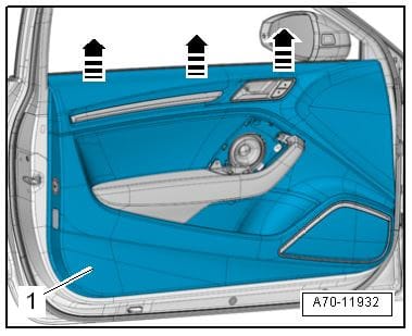 Установка подсветки дверей на Audi A3 8V