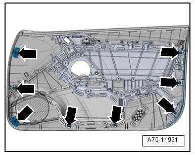 Установка подсветки дверей на Audi A3 8V